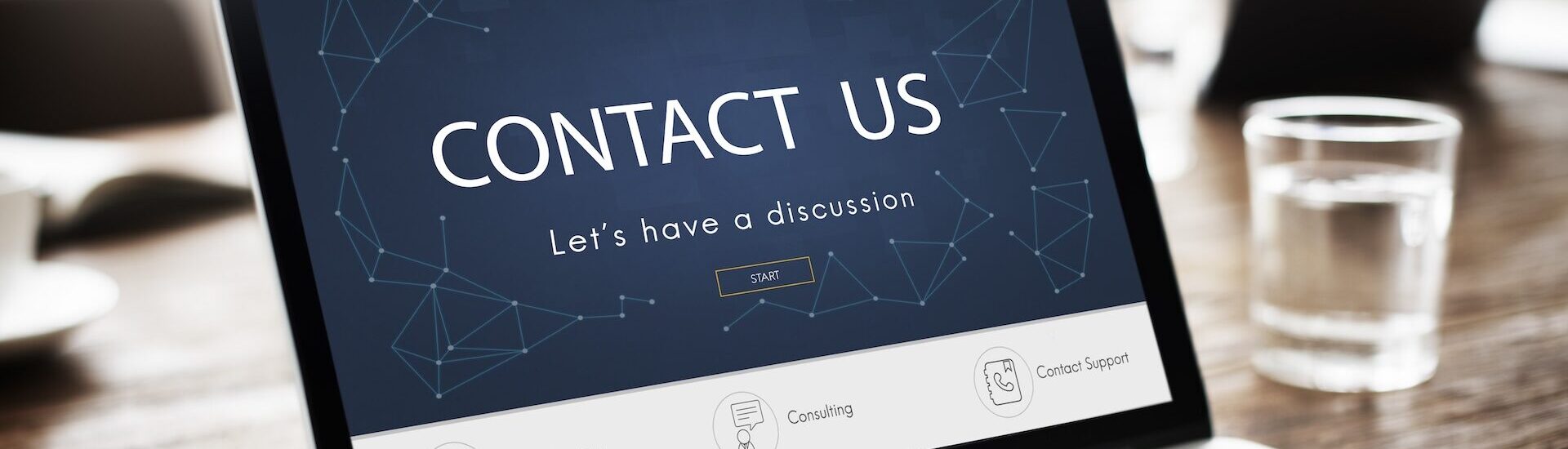 Contact Register Feedback Support Help Concept